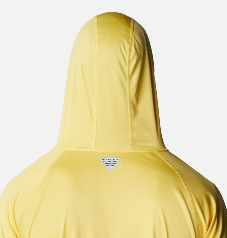 Men's Columbia PFG Terminal Tackle Hoodie Yellow | CA-KL18C