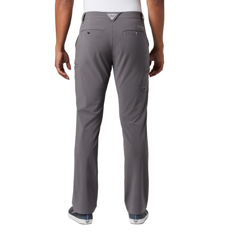 Men's Columbia PFG Terminal Tackle Pants Dark Grey | CA-N06C5