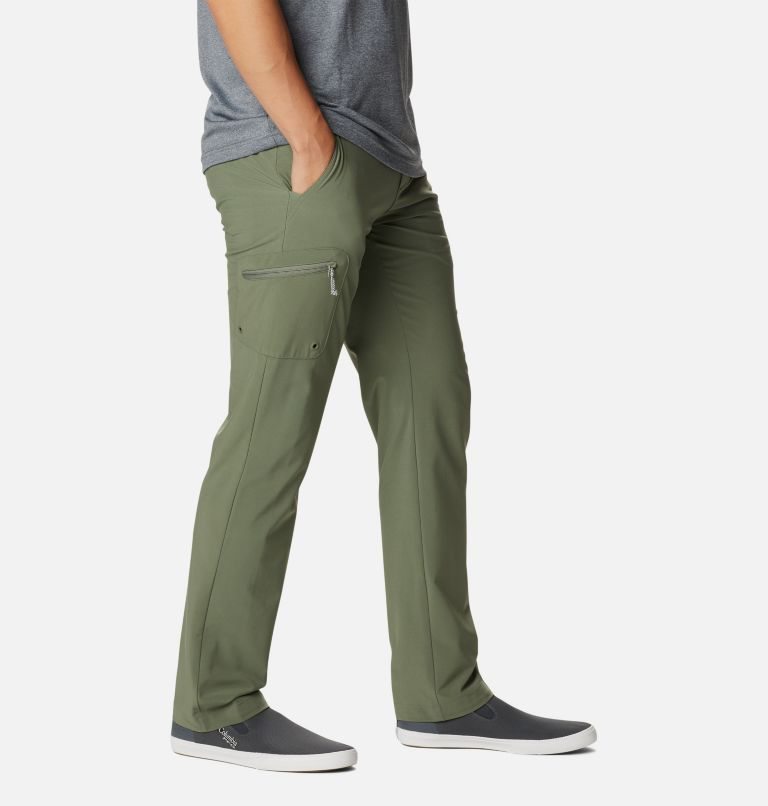 Men's Columbia PFG Terminal Tackle Pants Olive | CA-SL465