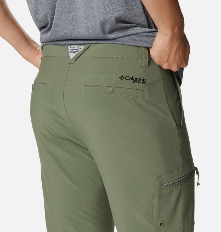 Men's Columbia PFG Terminal Tackle Pants Olive | CA-SL465