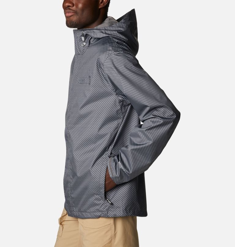 Men's Columbia PFG Terminal Tackle Shell Rain Jackets Grey | CA-E8L64