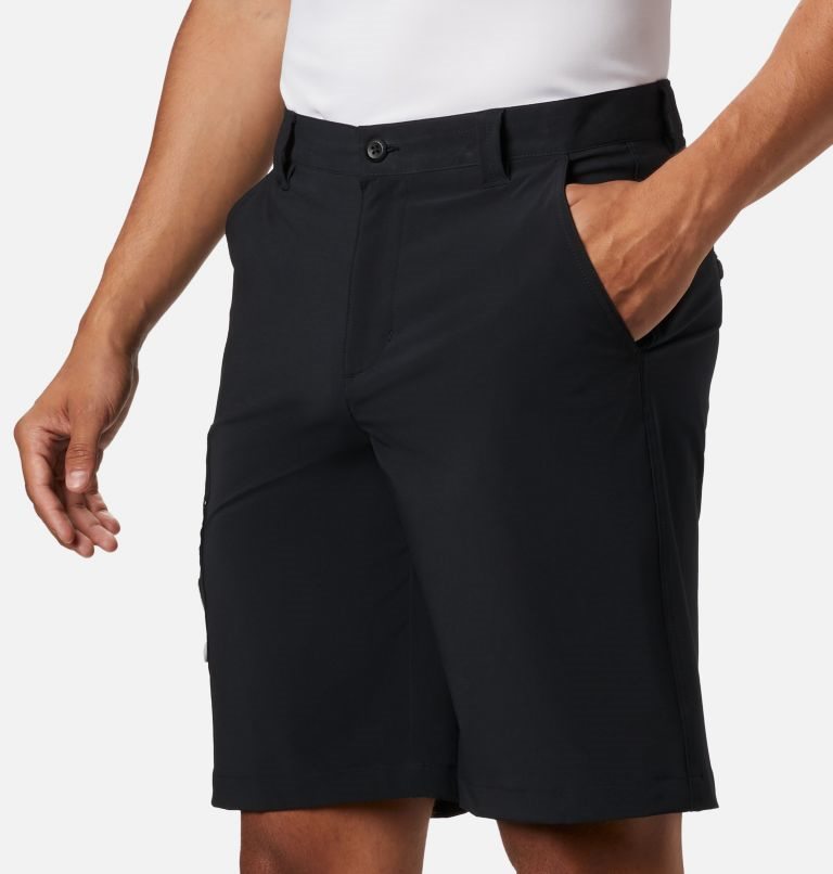 Men's Columbia PFG Terminal Tackle Shorts Black | CA-I1AL3