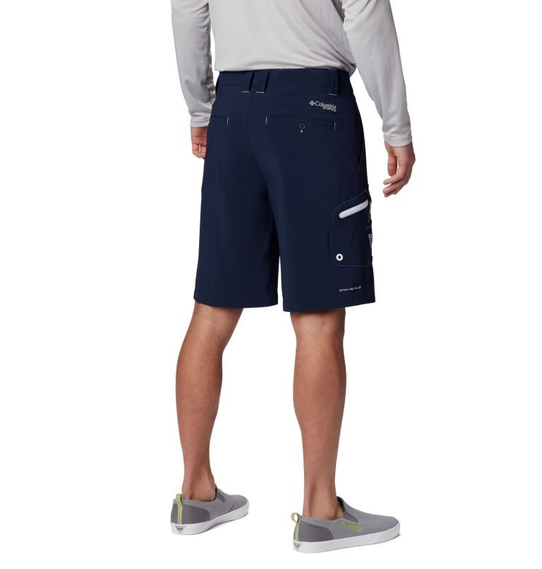 Men's Columbia PFG Terminal Tackle Shorts Navy | CA-P48A3