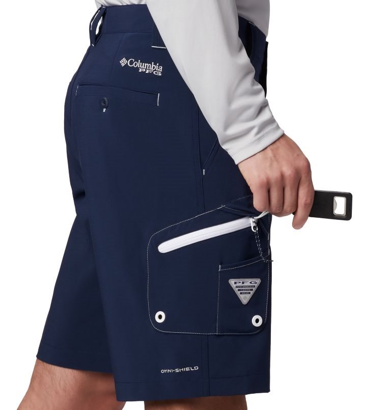 Men's Columbia PFG Terminal Tackle Shorts Navy | CA-P48A3