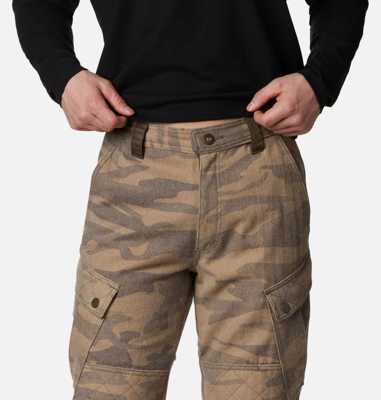 Men's Columbia PHG Gallatin Wool Pants Camo | CA-L61C5