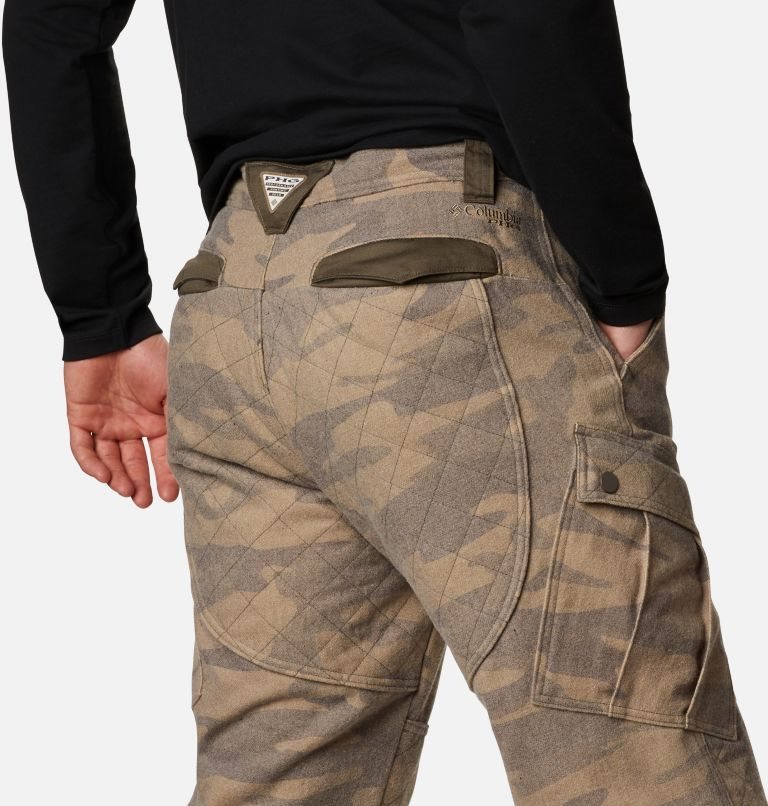 Men's Columbia PHG Gallatin Wool Pants Camo | CA-L61C5