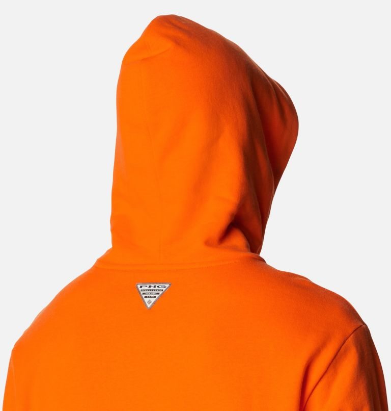 Men's Columbia PHG Game Flag Hoodie Orange | CA-W0C1L