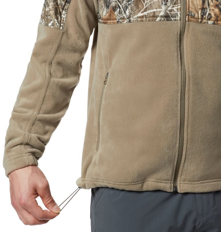 Men's Columbia PHG Overlay Fleece Jackets Brown | CA-J63C0