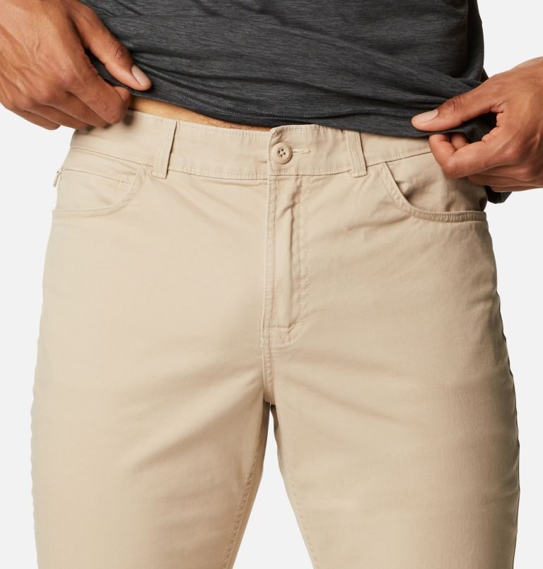 Men's Columbia Pacific Ridge 5 Pocket Pants Khaki | CA-Q0435