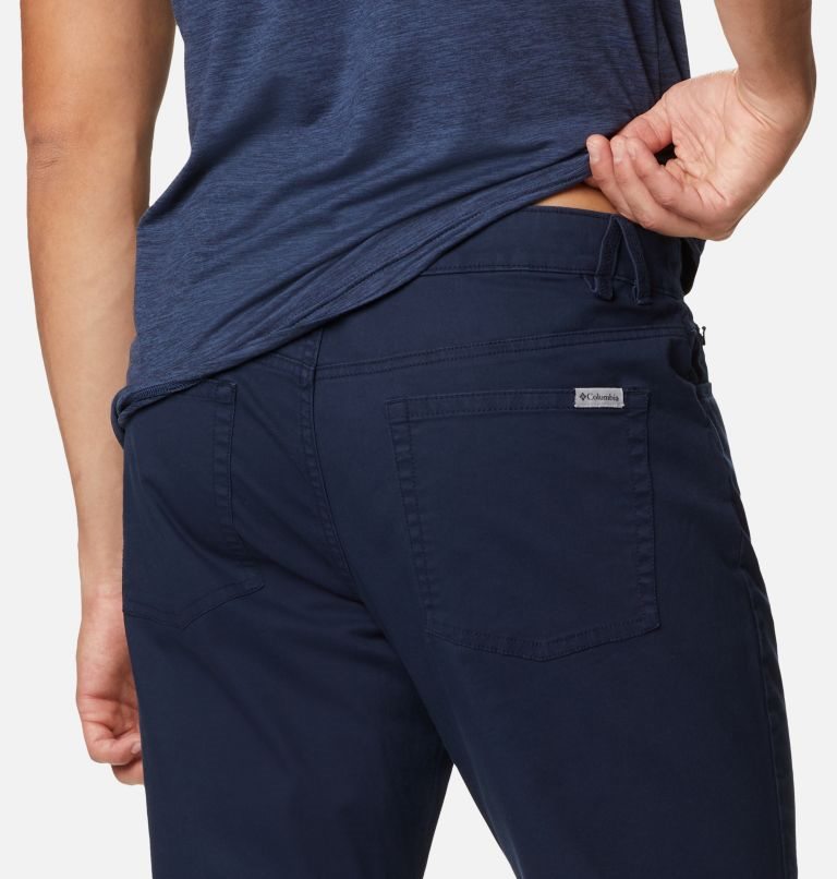 Men's Columbia Pacific Ridge 5 Pocket Pants Navy | CA-T834A