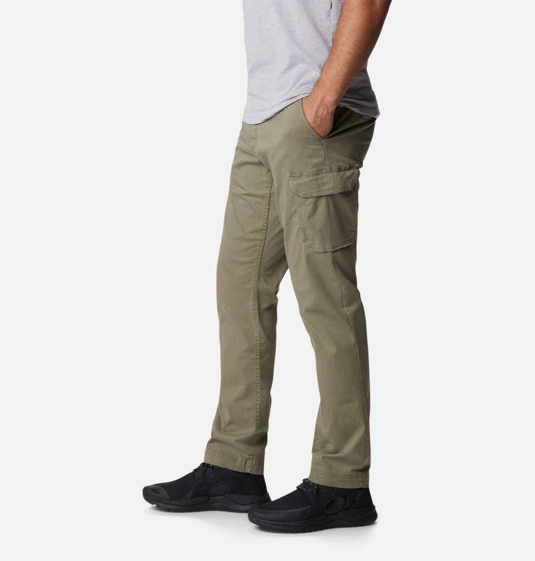 Men's Columbia Pacific Ridge Cargo Pants Olive | CA-Y105L