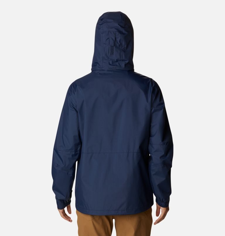 Men's Columbia Peak to Sea Rain Jackets Navy | CA-D4C8L