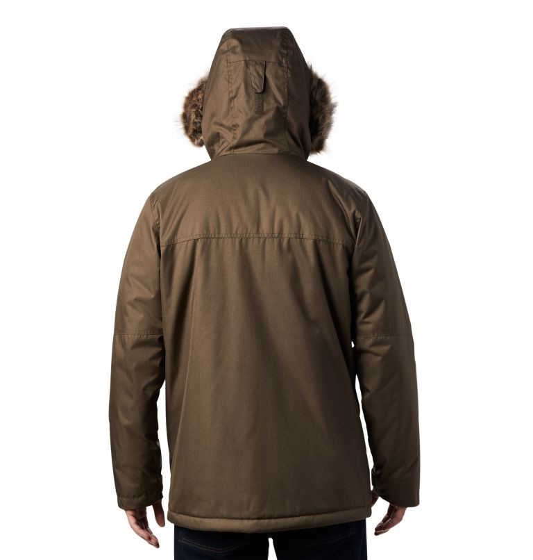 Men's Columbia Penns Creek II Parka Jackets Dark Brown | CA-C46LC