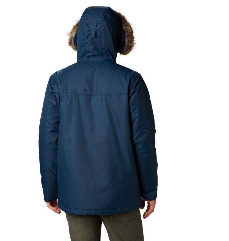 Men's Columbia Penns Creek II Parka Jackets Navy | CA-S18C5