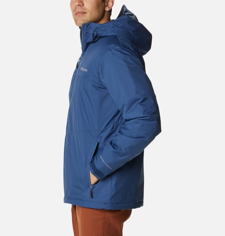 Men's Columbia Point Park Insulated Jackets Navy | CA-I18LA