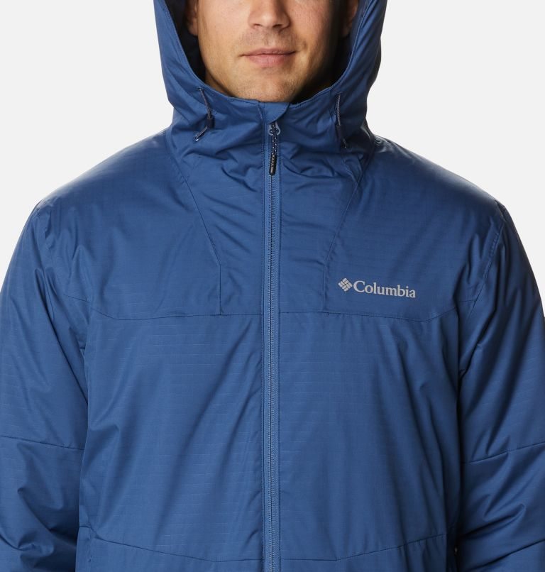 Men's Columbia Point Park Insulated Jackets Navy | CA-I18LA