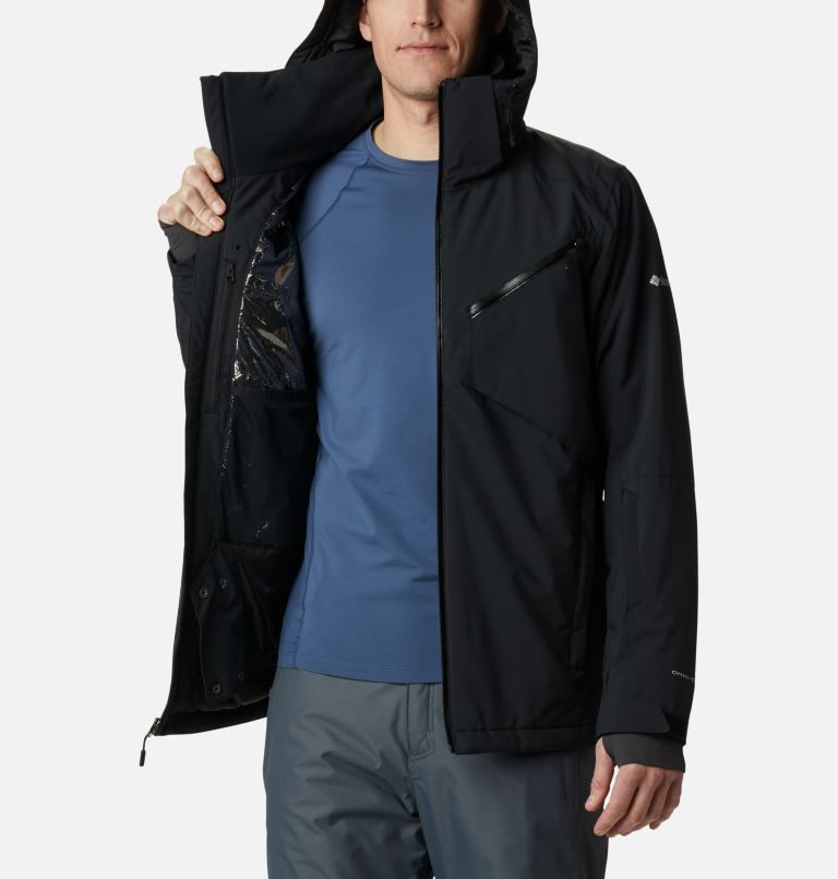 Men's Columbia Powder 8s Ski Insulated Jackets Black | CA-SA045