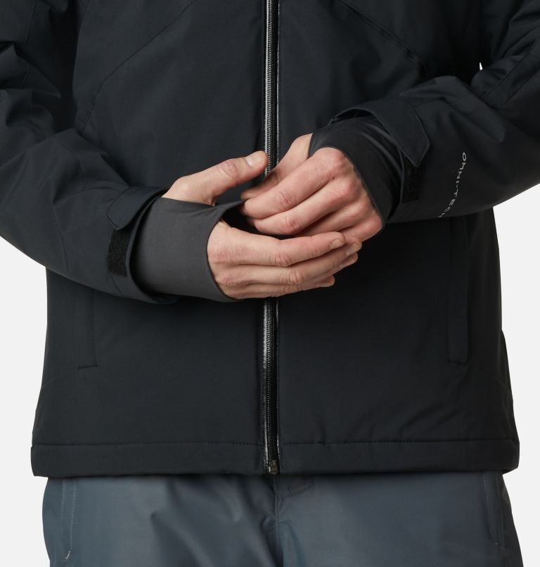 Men's Columbia Powder 8s Ski Insulated Jackets Black | CA-SA045