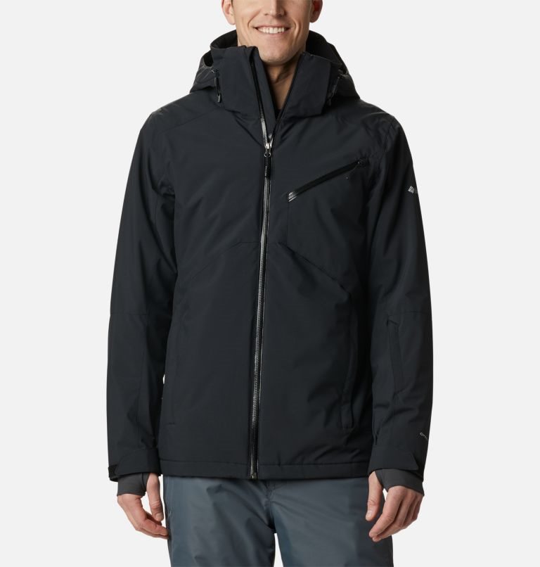 Men\'s Columbia Powder 8s Ski Insulated Jackets Black | CA-SA045