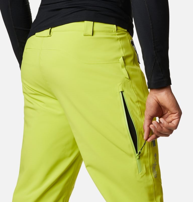 Men's Columbia Powder Keg III Pants Lemon | CA-AL310