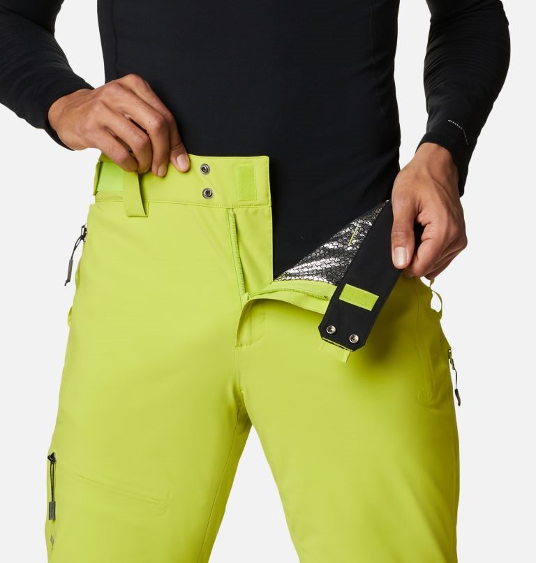 Men's Columbia Powder Keg III Pants Lemon | CA-AL310