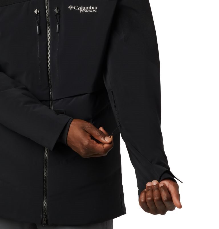 Men's Columbia Powder Keg II Down Jackets Black | CA-U0354