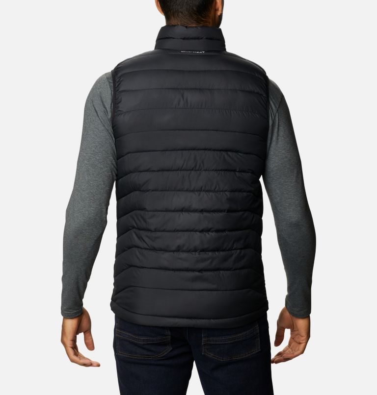 Men's Columbia Powder Lite Vest Black | CA-P035A