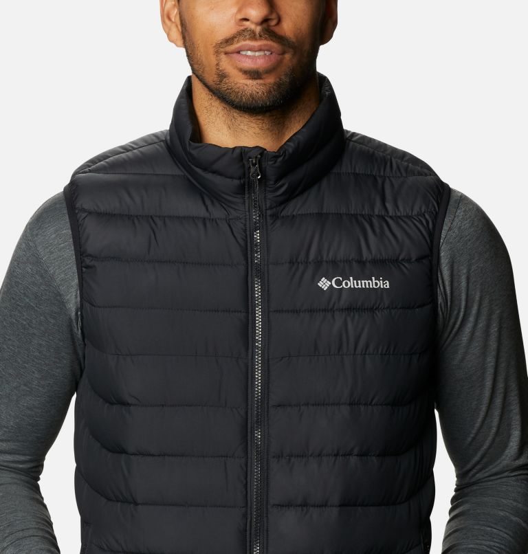 Men's Columbia Powder Lite Vest Black | CA-P035A