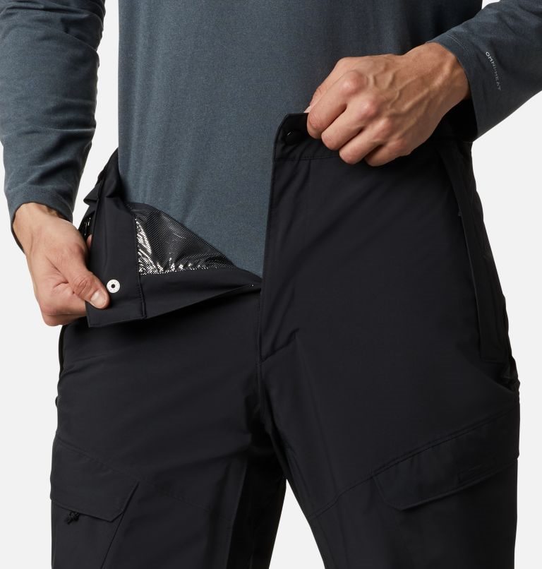 Men's Columbia Powder Stash Pants Black | CA-KC130