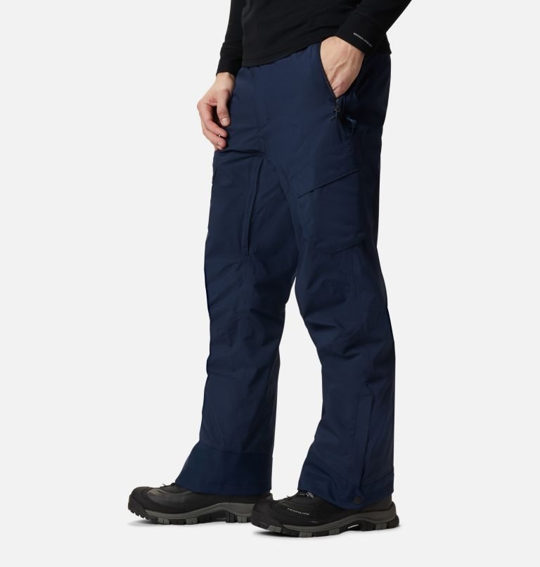 Men's Columbia Powder Stash Pants Navy | CA-DL43A