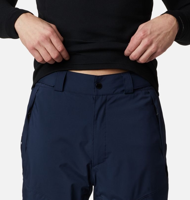 Men's Columbia Powder Stash Pants Navy | CA-DL43A