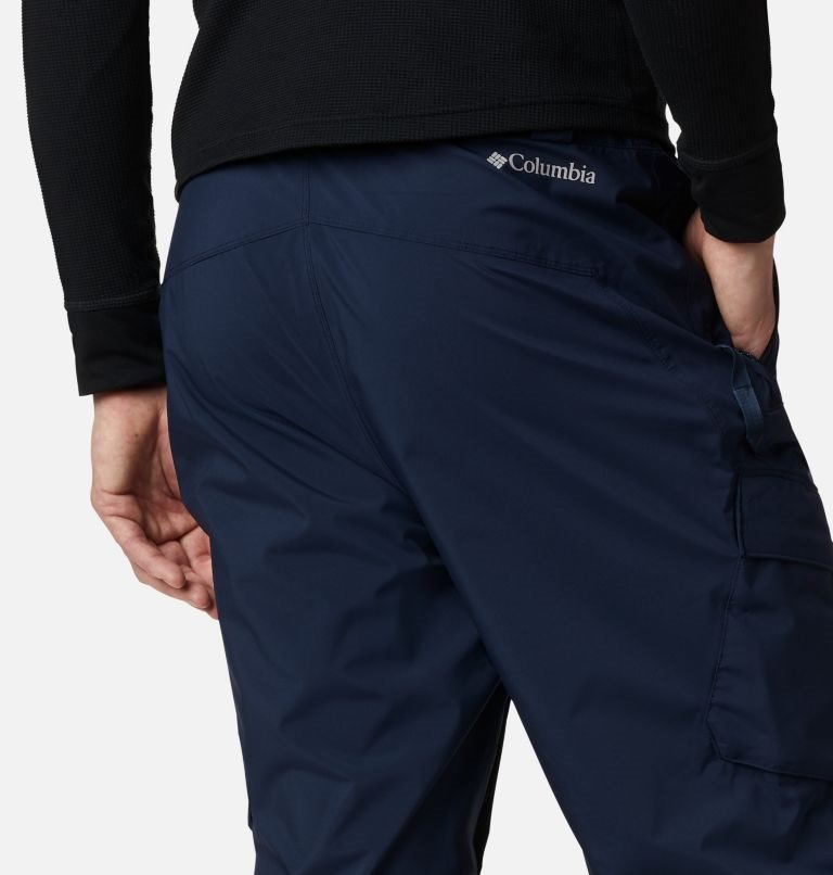 Men's Columbia Powder Stash Pants Navy | CA-DL43A