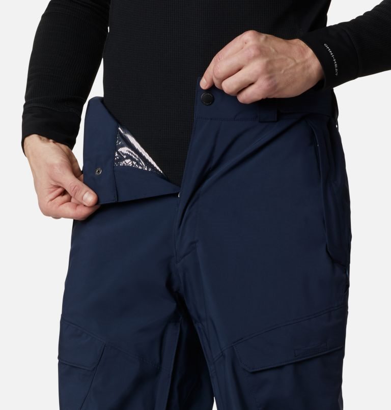 Men's Columbia Powder Stash Pants Navy | CA-DL43A