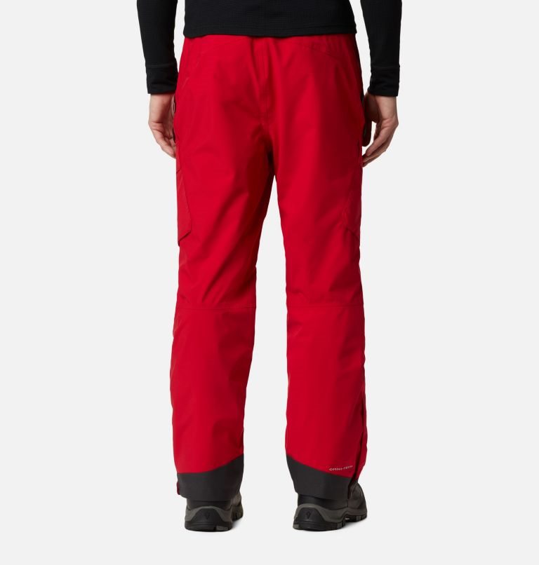 Men's Columbia Powder Stash Pants Red | CA-Y6A53