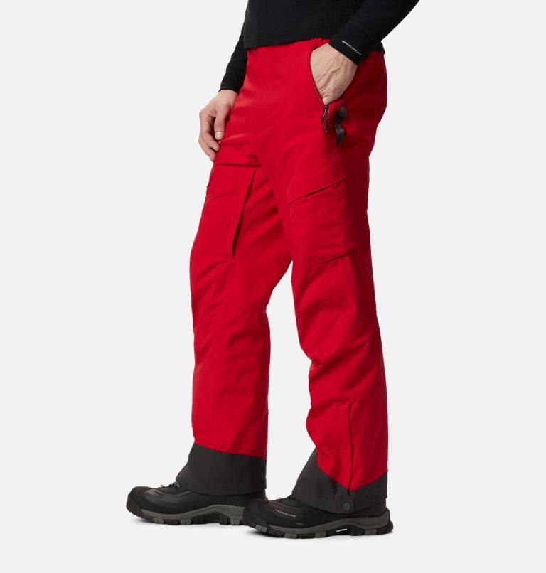 Men's Columbia Powder Stash Pants Red | CA-Y6A53