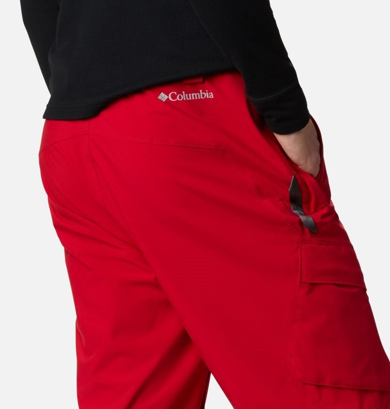 Men's Columbia Powder Stash Pants Red | CA-Y6A53