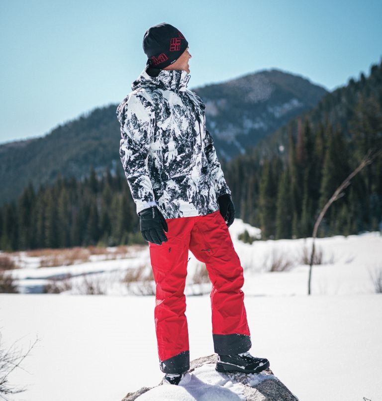 Men's Columbia Powder Stash Pants Red | CA-Y6A53