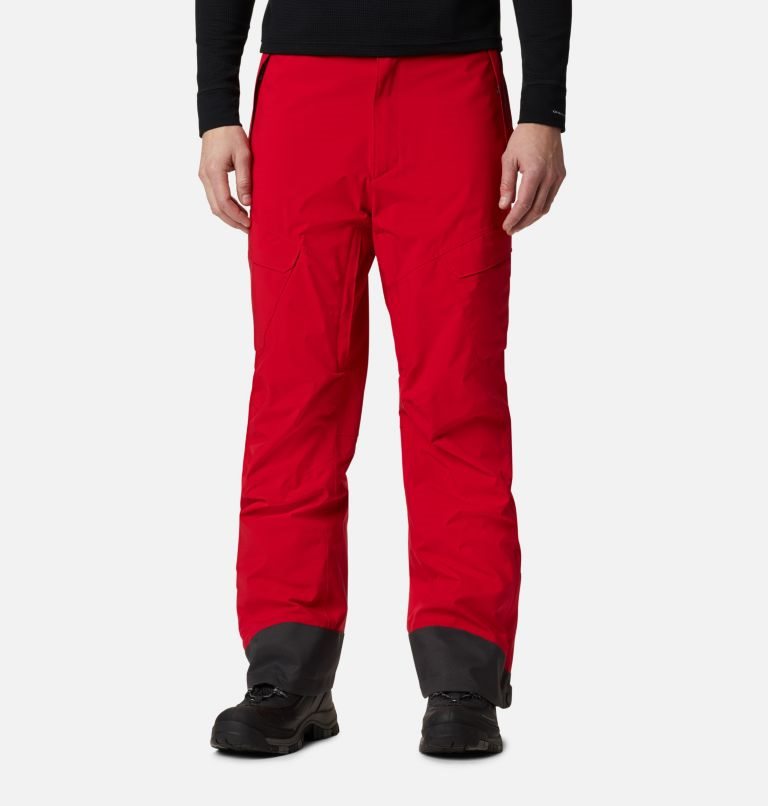 Men\'s Columbia Powder Stash Pants Red | CA-Y6A53