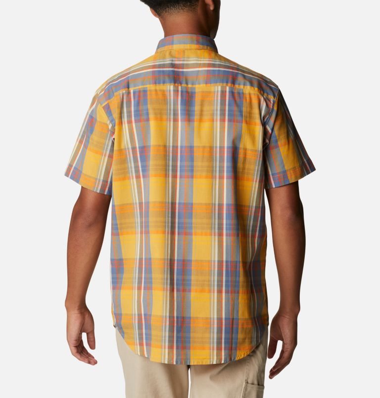 Men's Columbia Rapid Rivers II Short Sleeve Shirts Mango | CA-EC38A