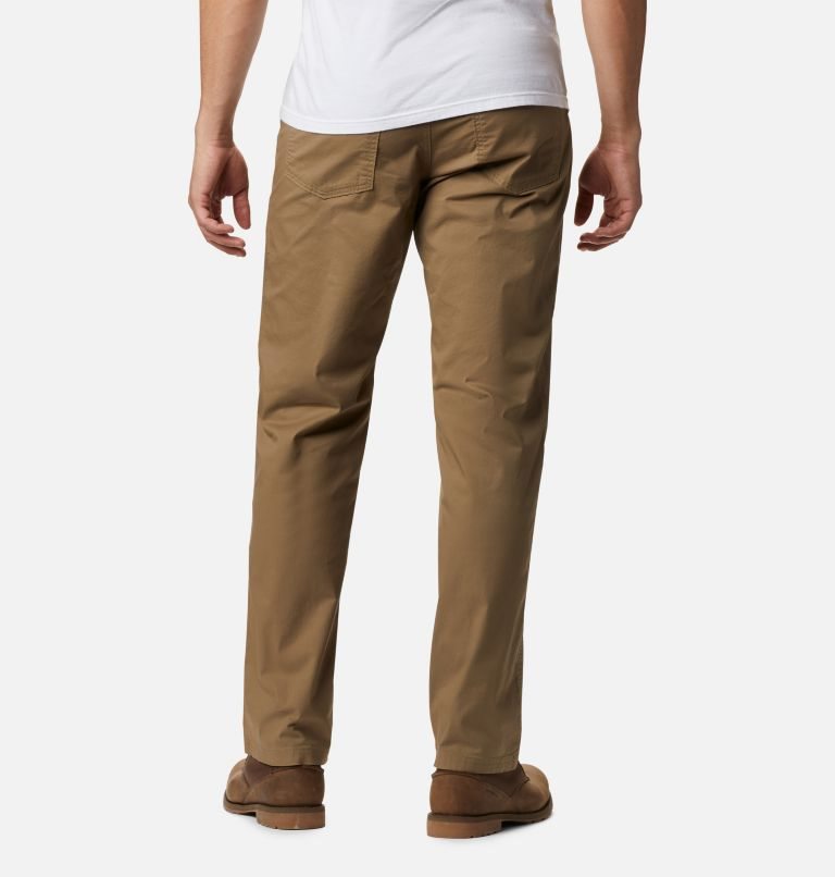 Men's Columbia Rapid Rivers Pants Brown | CA-WC015