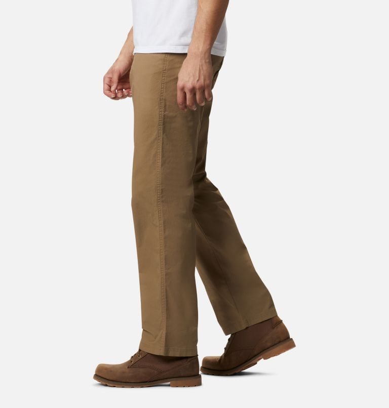 Men's Columbia Rapid Rivers Pants Brown | CA-WC015