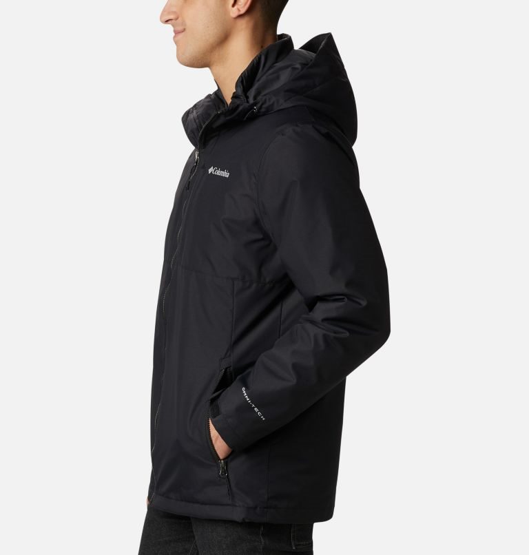 Men's Columbia Ridge Gates Interchange Jackets Black | CA-ZC18A