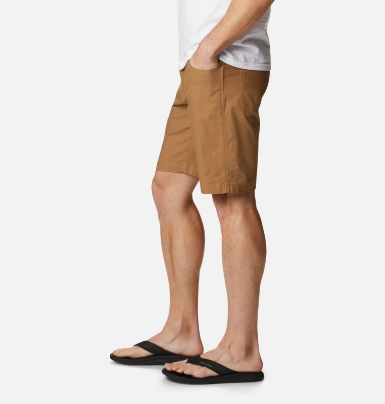 Men's Columbia Rugged Ridge Outdoor Shorts Brown | CA-C8LAC