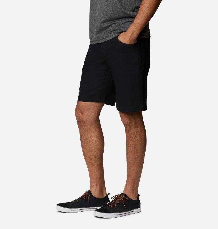 Men's Columbia Rugged Ridge Outdoor Shorts Black | CA-G31AL