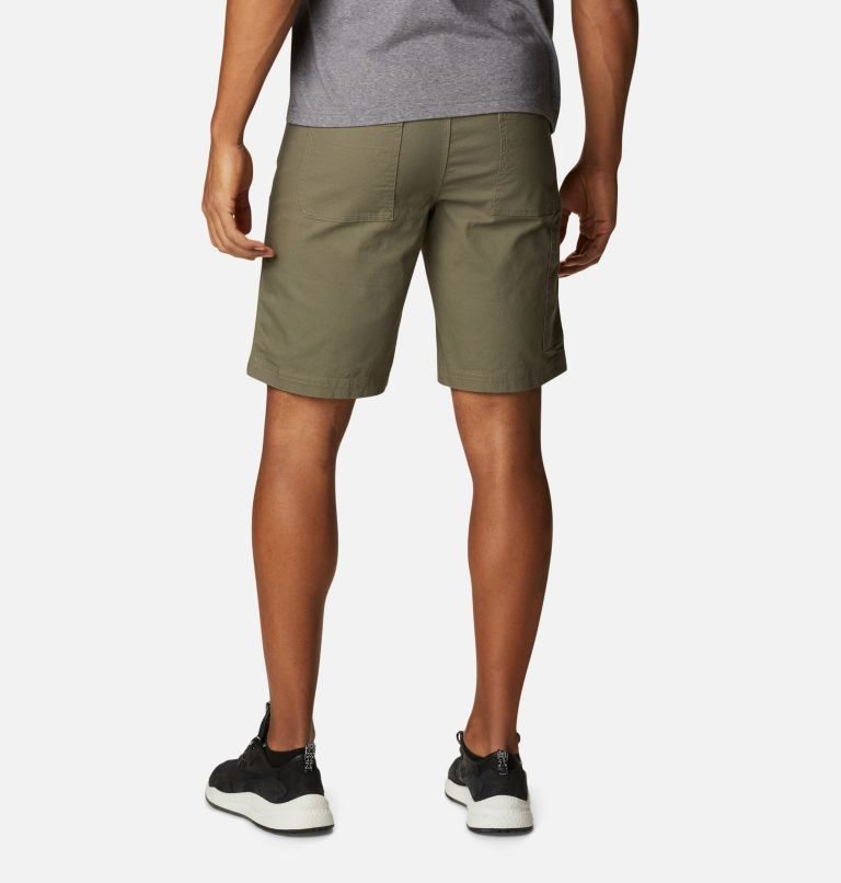 Men's Columbia Rugged Ridge Outdoor Shorts Olive | CA-I4L15