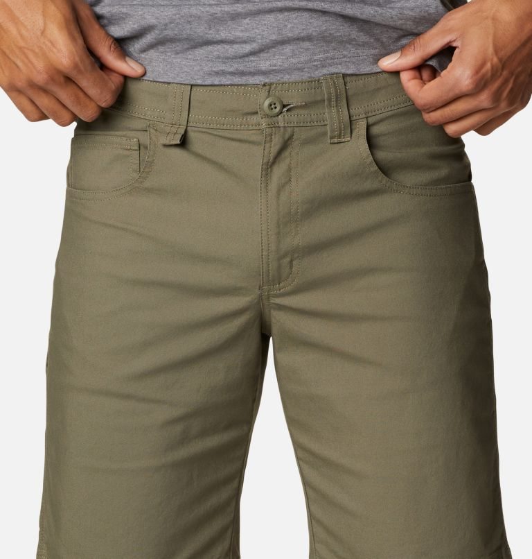 Men's Columbia Rugged Ridge Outdoor Shorts Olive | CA-I4L15