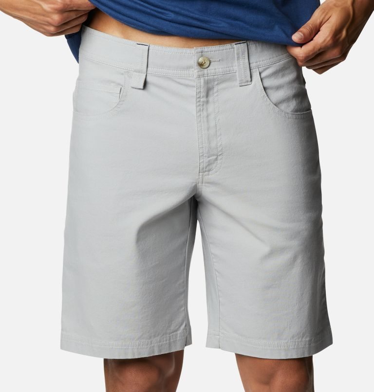 Men's Columbia Rugged Ridge Outdoor Shorts Light Grey | CA-MC068