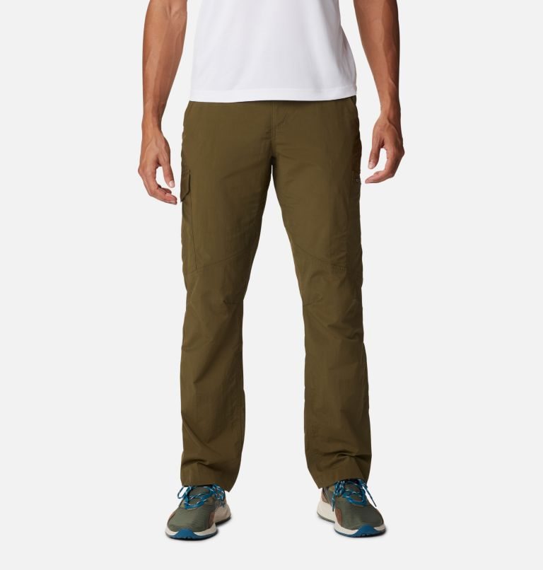 Men\'s Columbia Silver Ridge Cargo Pants Olive | CA-Z8C63