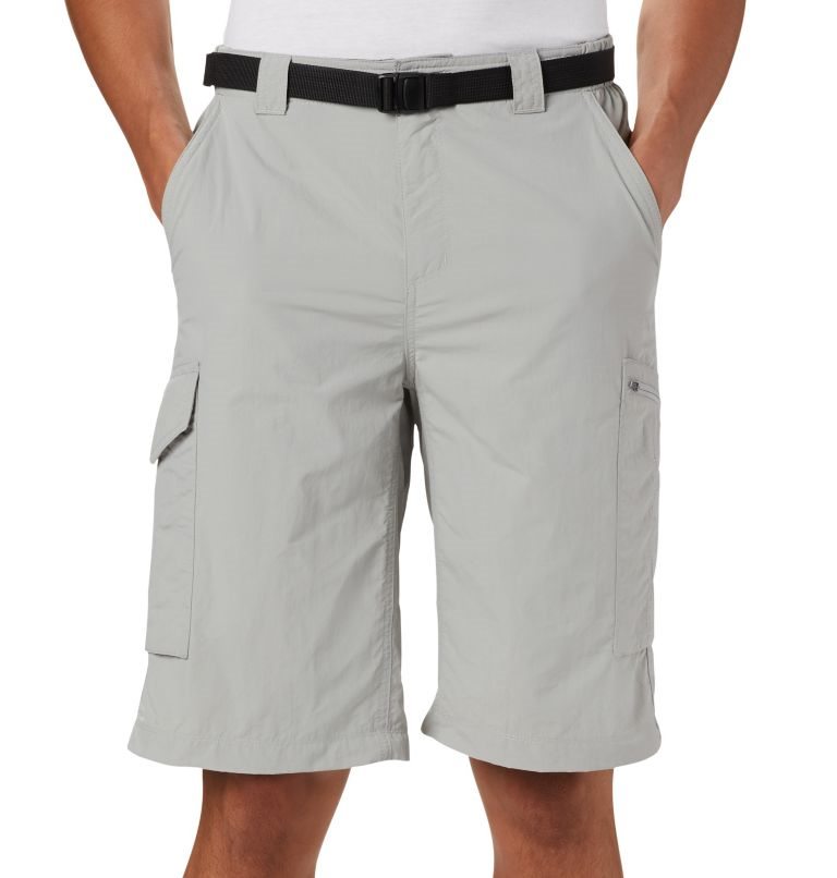 Men's Columbia Silver Ridge Cargo Shorts Light Grey | CA-A0L14