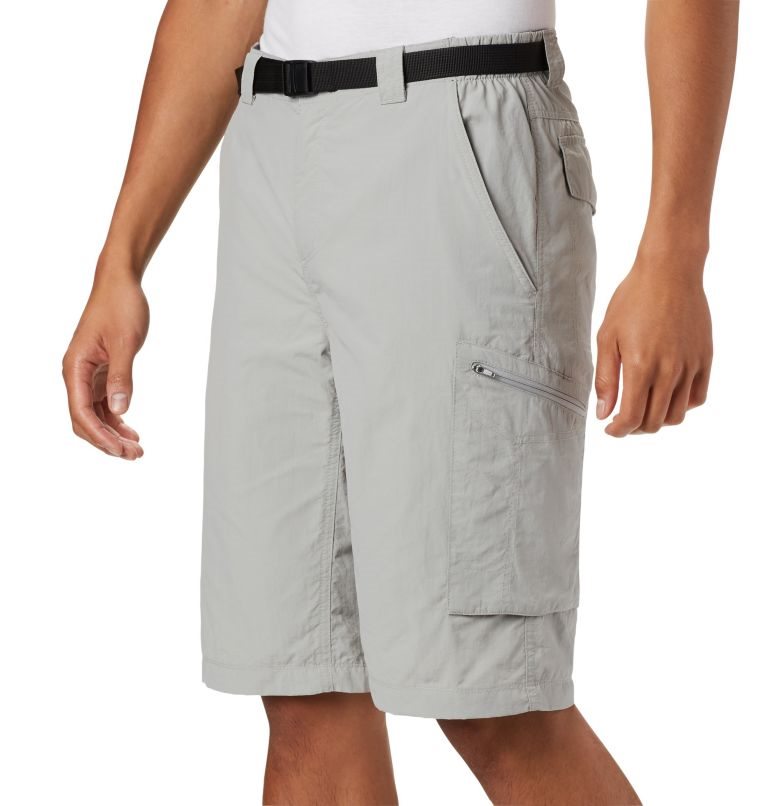 Men's Columbia Silver Ridge Cargo Shorts Light Grey | CA-A0L14